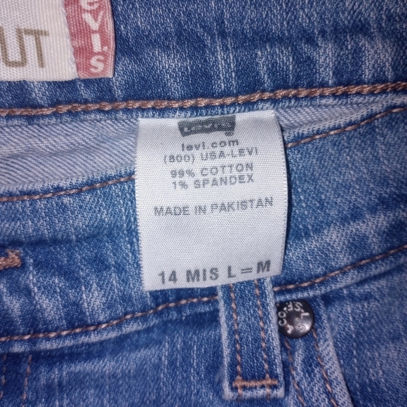 #98 Nouveau Boot Cut Levi's Jeans 14 MIS L=M - Picture 2 of 12